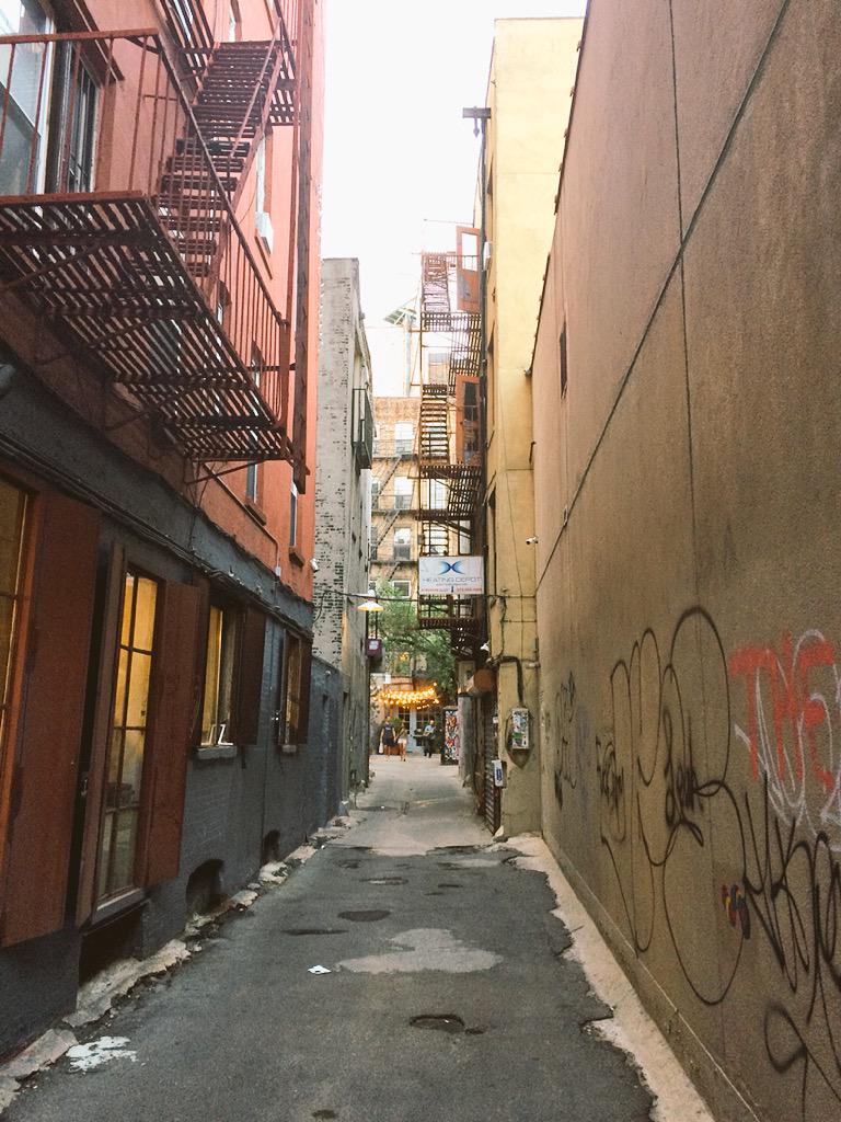 NewYorkPhotoRT's tweet photo. Freeman Alley, New York #NewYork http://t.co/1BCkvVGyfs