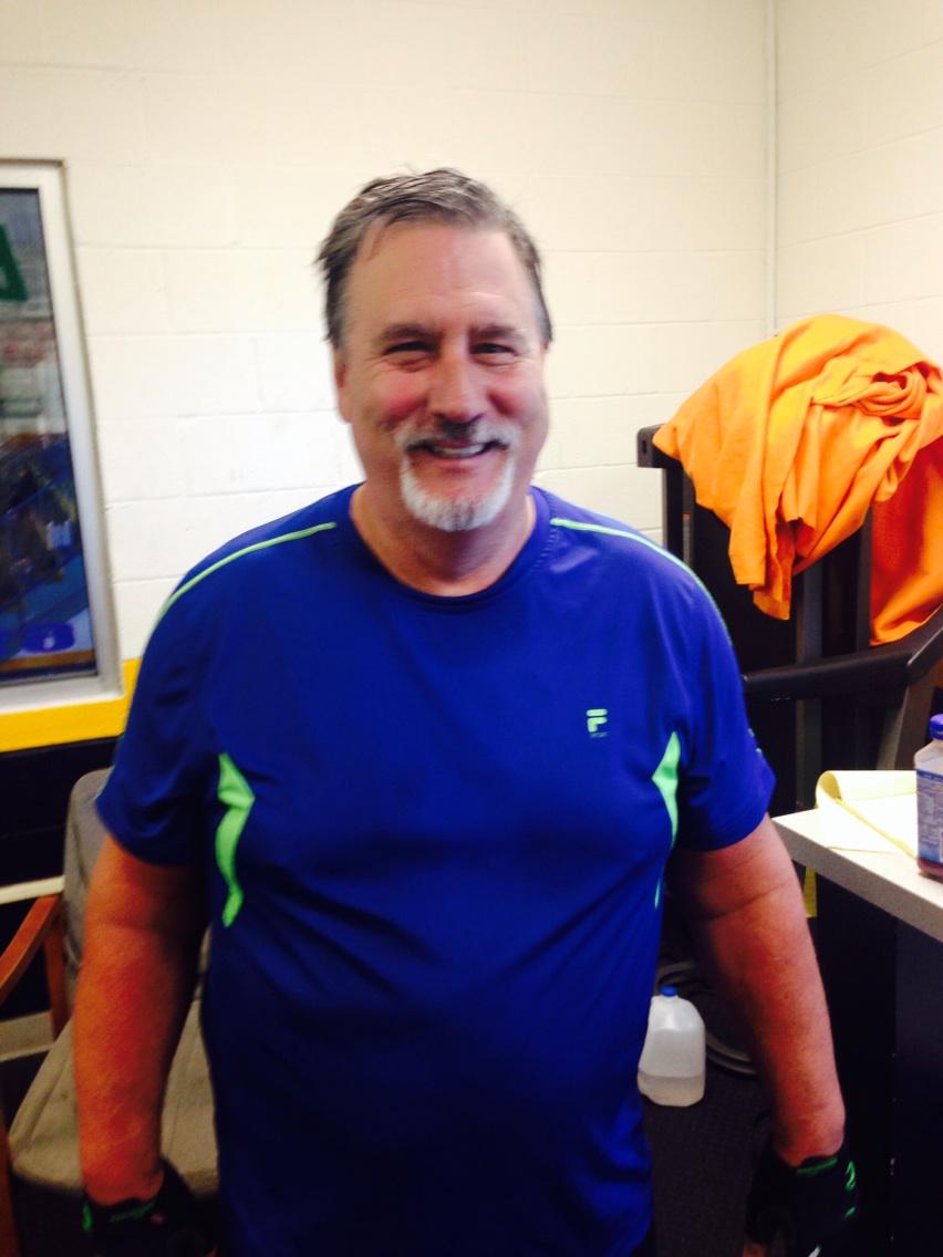SpeedElite_Sean's tweet photo. Look who rode his bike all the way from the city to come say hi!!! DOC SCHMIDT IS IN THE HOUSE!!!!! #totalweapon http://t.co/8GBmNeadxd