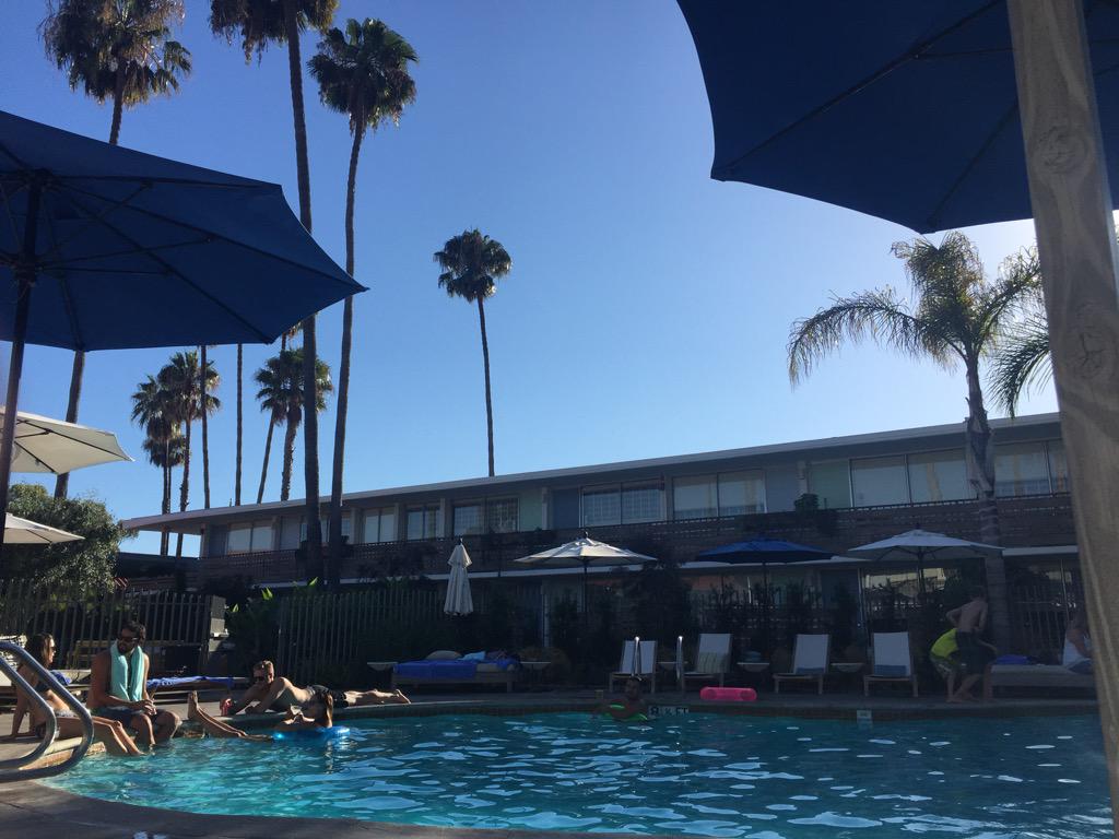 Awesome day by the pool at <a href="/TheGoodlandSB/">The Goodland</a> #santabarbara
