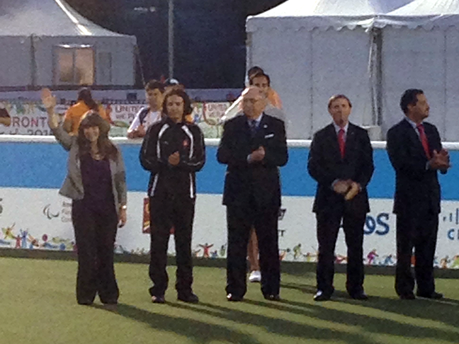 SophieKiwala's tweet photo. Honoured to present GOLD medals to #Brasil #ParapanAm 5-a-side 'futbol' 2nd ARG 3rd MEX @fuchoparaciegos @cpboficial http://t.co/nBy9ixXOYo