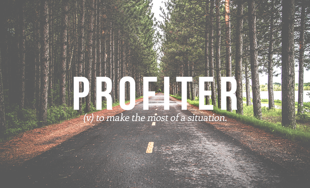 words's tweet photo. Profiter (French) http://t.co/9ltu2jBkm9