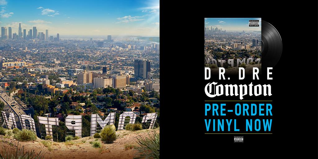 Maleri TVsæt får Dr. Dre on Twitter: "#COMPTON on 180-gram vinyl. Pre-order now.  http://t.co/mvtOrVV3wJ http://t.co/6KAznC7KZH" / Twitter