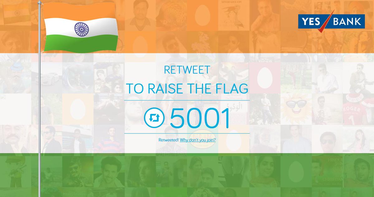 #INDIAboleYES to #RaiseTheTricolour. Click here to show your support - bit.ly/1EqJdbi #JaiHind