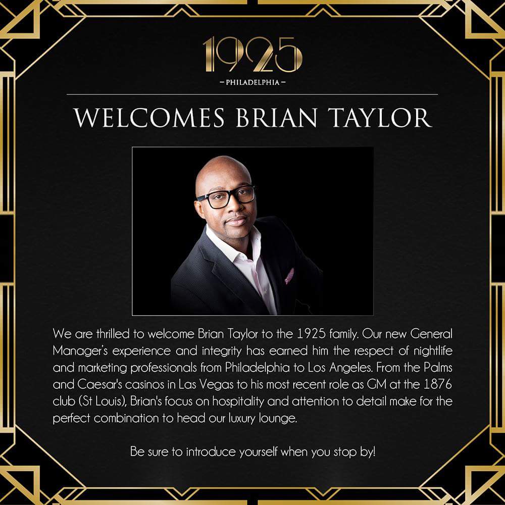 1925lounge's tweet photo. A warm welcome to our new General Manager!

Brian Taylor
brian@1925lounge.com http://t.co/ne93Qikqhg