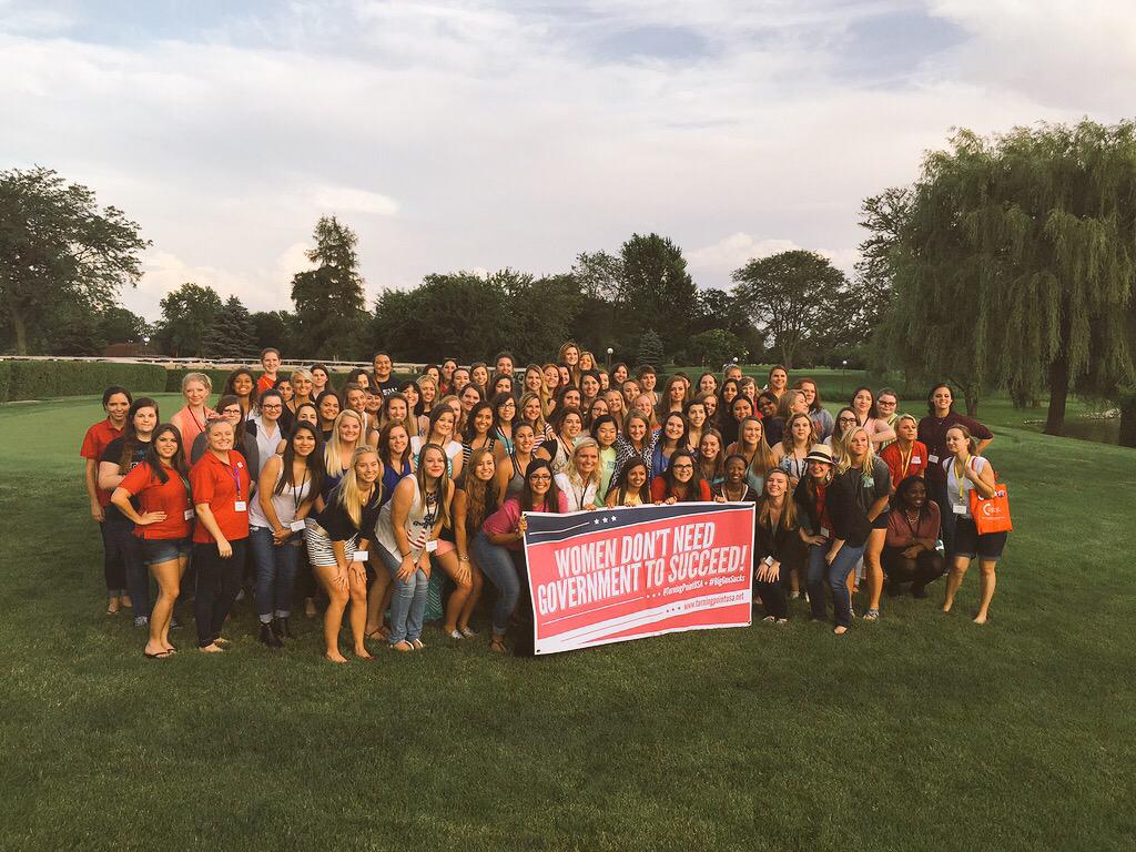 charliekirk11's tweet photo. Our young women's leadership summit! #YWLS2015 http://t.co/wrlAzmaSLg