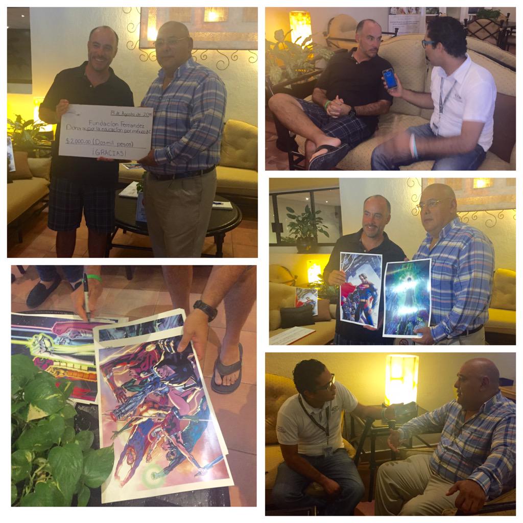 xlaeducacionmx's tweet photo. El legendario colorista @Sinccolor de @DCComics realiza donativo para nuestra iniciativa #xlaeducacionmx http://t.co/wMyqjYAVWn