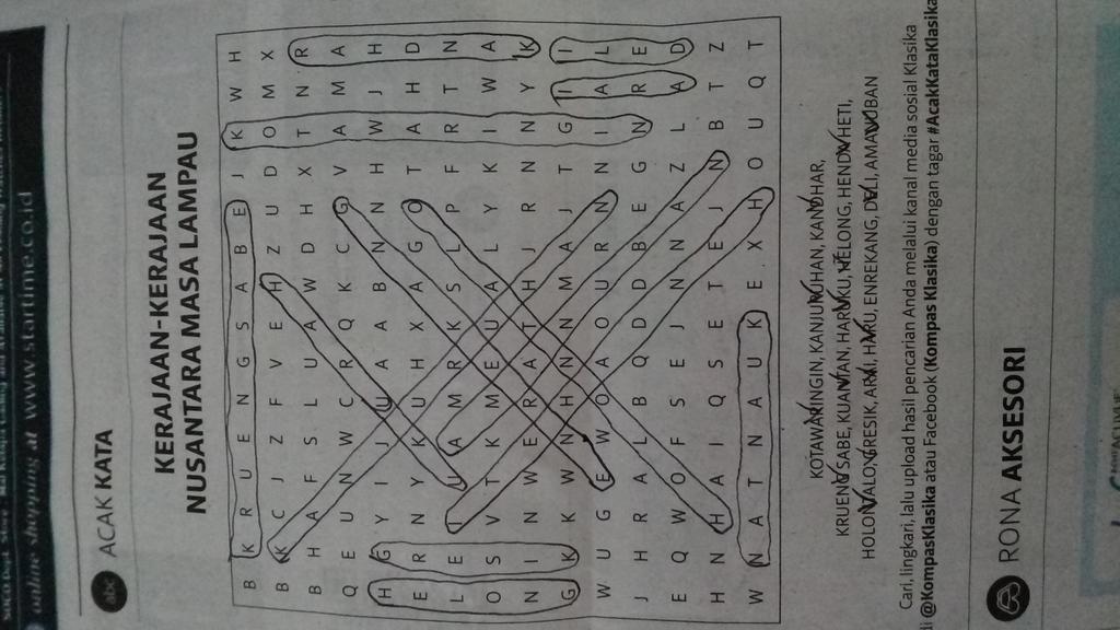 Kerjain nii di perkantas hehe
@KompasKlasika #AcakKataKlasika