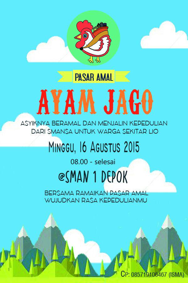 Bersama ramaikan pasar amal dan wujudkan rasa kepedulianmu!👼🙌