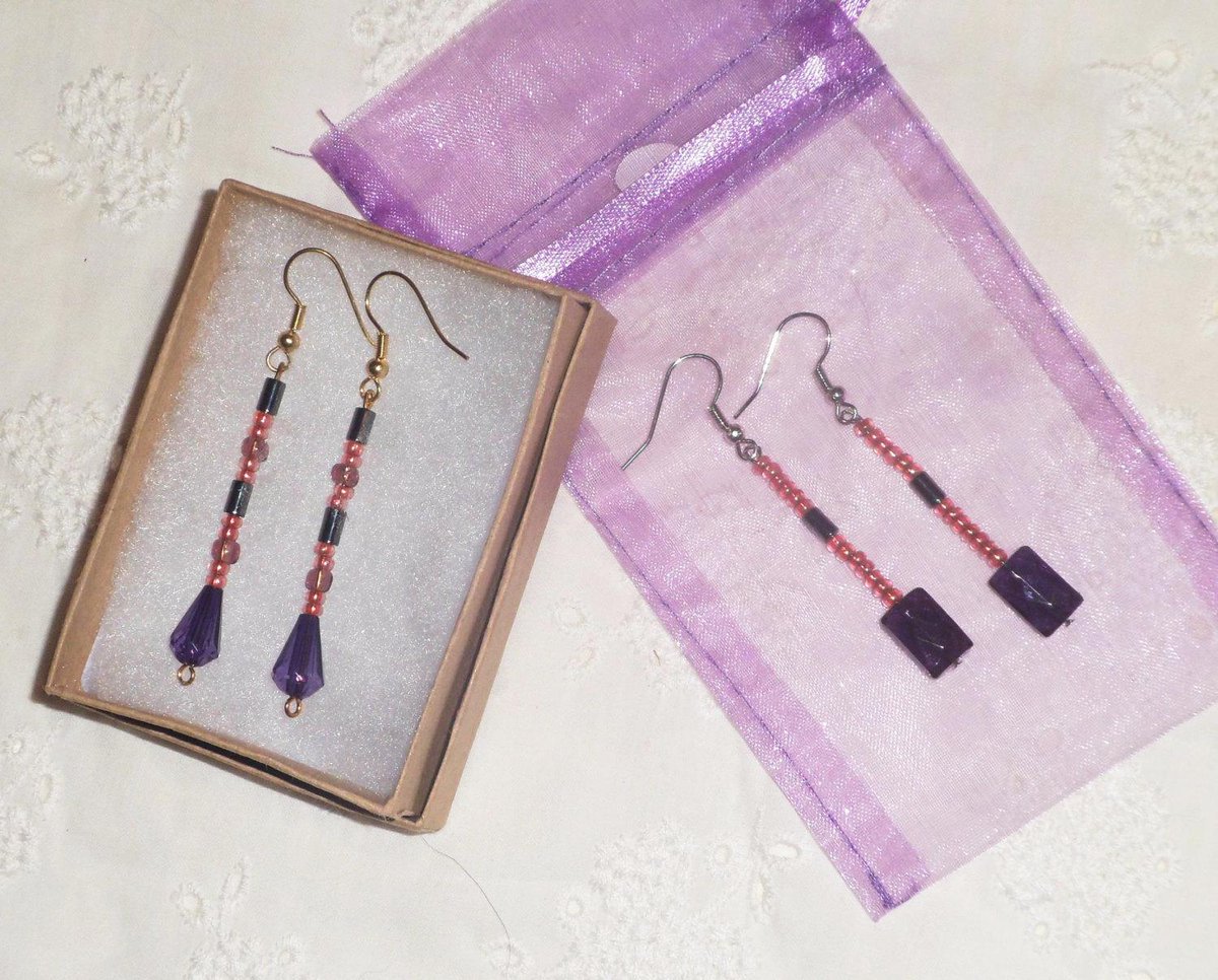 valroseshowers's tweet photo. Purple Swarovski bead earring, Pink Czech bead jewelry, Purple ea… http://t.co/ZFaJqr3Ow5 #pottiteam #HematiteStone http://t.co/oFZhoojeG3
