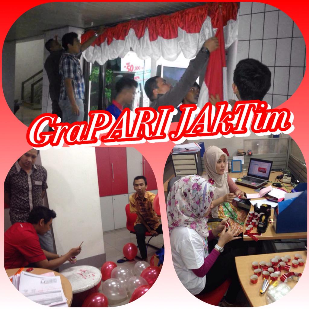 graparijaktim_'s tweet photo. Proses dekor mendekor rumah kami "Semarak Anak Muda Grapari Jakarta Timur" #GrapariMerdekaArea2  @BeFunNColorful http://t.co/1t3SBegMb4