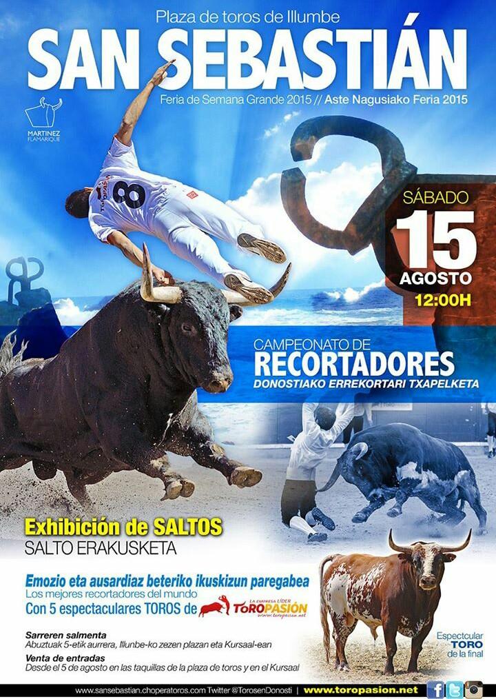 Ivanorti7's tweet photo. Vamonos para donosti aver el concurso de @toropasion en #Illumbe #soytorostiarra #SiALosToros http://t.co/L29jk1696e