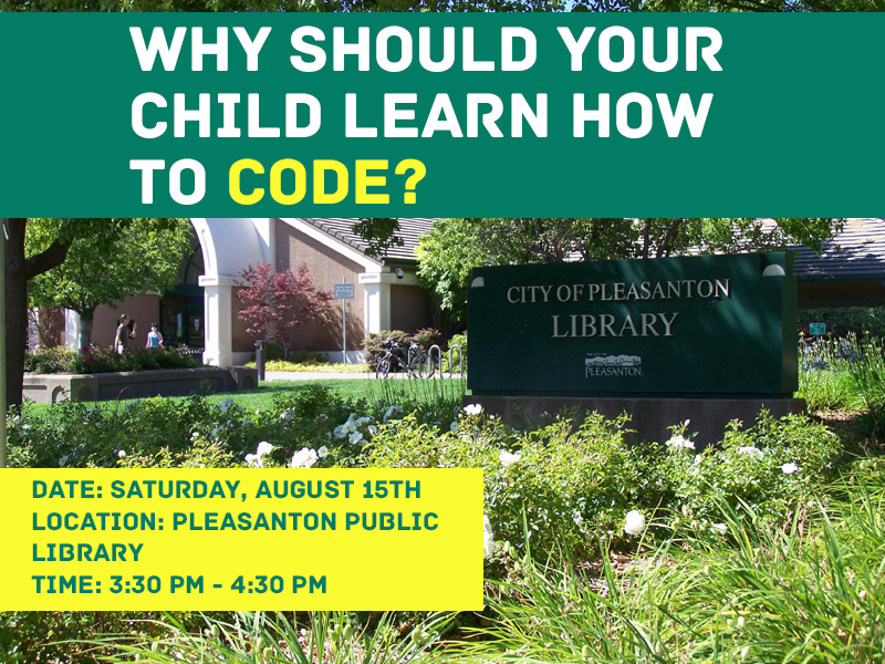 codecamp15's tweet image. Don&apos;t forget about our discussion!
Date: Saturday, August 15th 
Location: Pleasanton Public Library
Time: 3:30 - 4:30