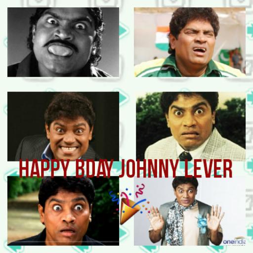 Yesterday it was birthday to the most funny johnny lever happy happy birthday to him...keep make to people laugh  