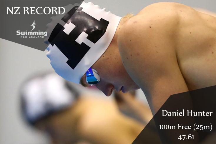 SwimmingNZ's tweet photo. An NZ #record for Daniel Hunter in the 100m freestyle to start the final night of #NZShortCourse http://t.co/DQ6ZoQyhQN