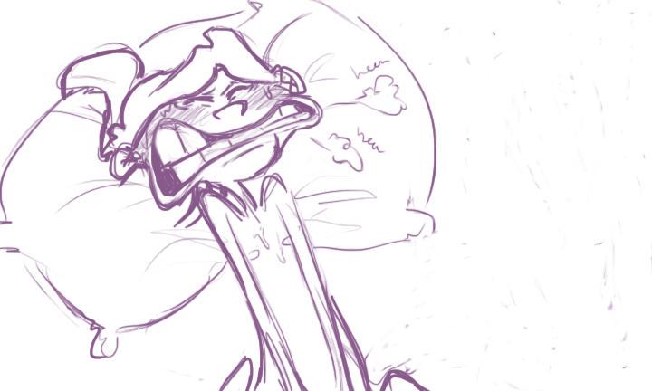 double_dweeb's tweet image. *he was in his room having playtime* haaa.~