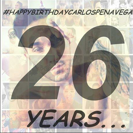  ¡Happy Birthday! TE AMO Carlos PenaVega   Eres El Mejor     