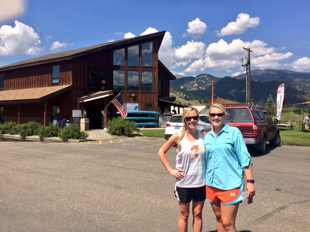Bekah177's tweet photo. Survived white water rafting & Yellowstone with @larafrie. #netc2015 is officially over so it's back to Mississippi! http://t.co/BU51FVI6D7