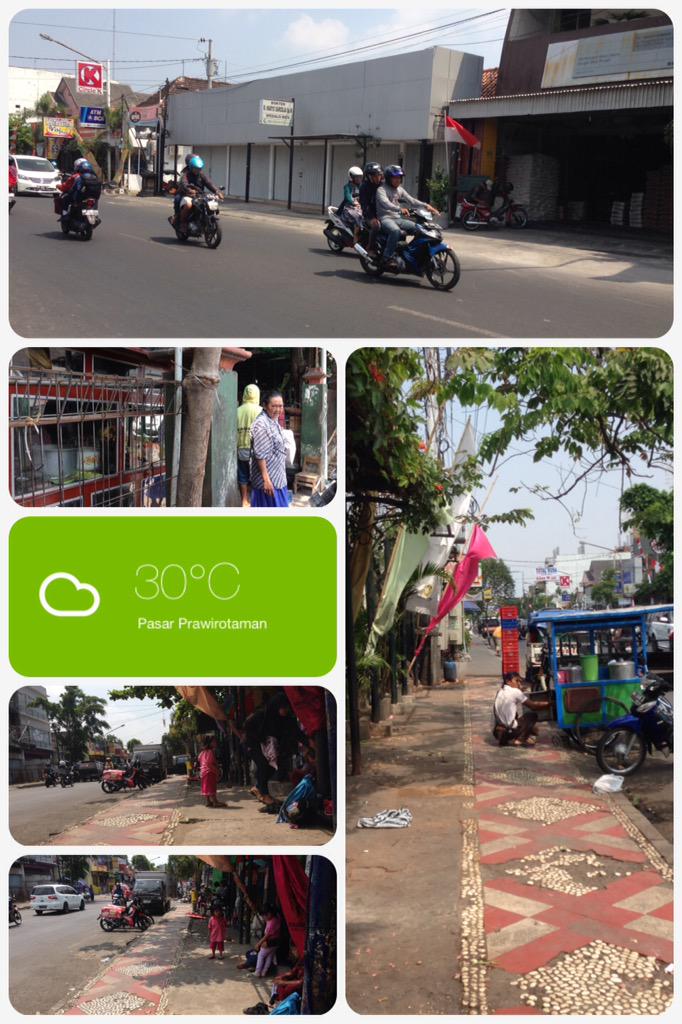 Suasana Pasar Prawirotaman Jl. <a href="/Parangtritis/">Parangtritis</a>.