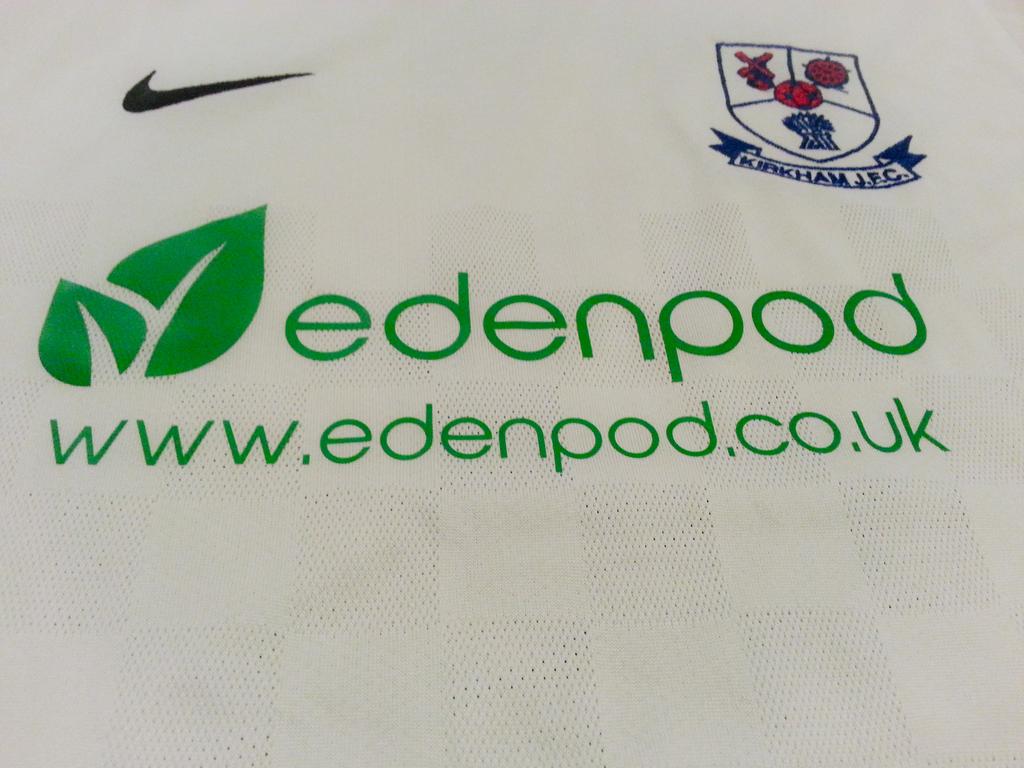 A big thank you to our kit sponsor edenpod.co.uk. For those who didn't know, we now have a white away kit!