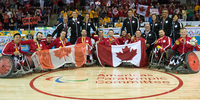 #TO2015 Day 7 RECAP : Wheelchair Rugby Gold Caps Big Day For Canada bit.ly/1Mtu7Ke | #PARATOUGH #TeamCanada