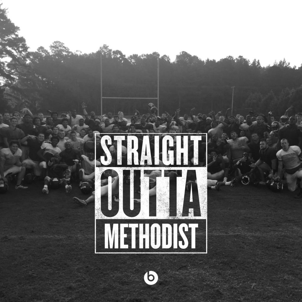 Methodist_FB's tweet photo. The Monarchs were up before the sun! Comin' Straight Outta Methodist #EarnTheThrone http://t.co/T97iqKdTDB