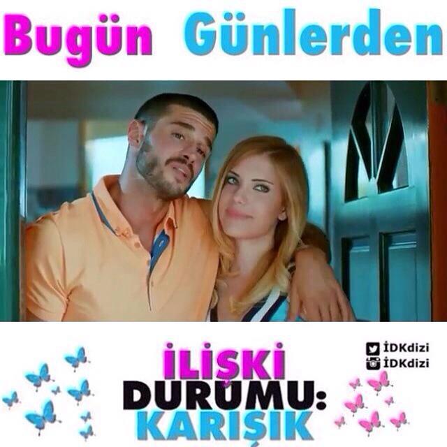 BUGÜN GÜNLERDEN İLİŞKİ DURUMU KARIŞIK! 
#İlişkiDurumuKarışık