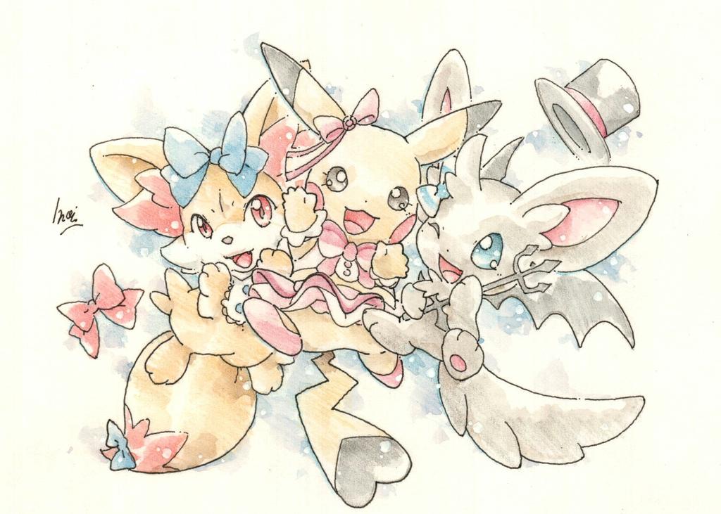 Inori Pa Twitter 今日のポケモン図鑑 no extra 1万フォロー突破記念に好きなポケモン3匹を描きました アイドルピカチュウ ミュージカルチラーミィ フォッコドリドリver です Http T Co Ffgx32ewpq Inori Pa Twitter 今日のポケモン図鑑 no extra 1万フォロー突破記念に好きなポケモン3匹を描きました アイドルピカチュウ ミュージカルチラーミィ フォッコドリドリver です Http T Co Ffgx32ewpq