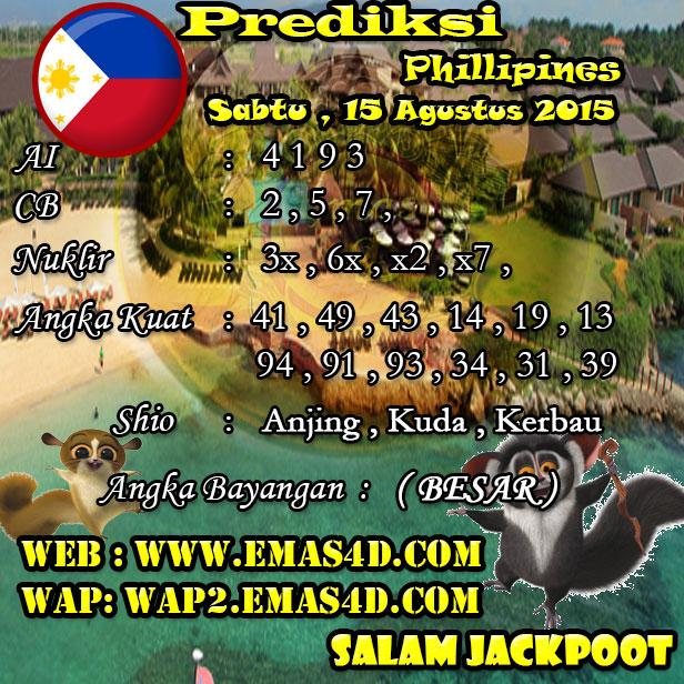 emas4d's tweet photo. #keluaran #prediksi PHILIPPINE #togel #terimakasihuntuksemuapemainemas4d #selaluikutikami # #selamatjp #15082015 http://t.co/bluj3zzFXR