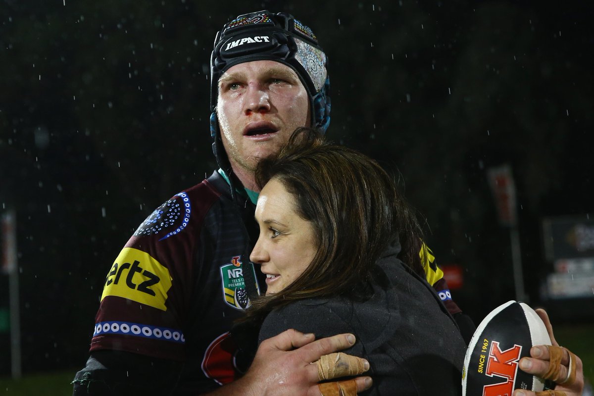 PenrithPanthers's tweet image. ICYMI - Watch Nigel Plum's last ever post-match interview. He has a message for all you fans: bit.ly/PlumRetires