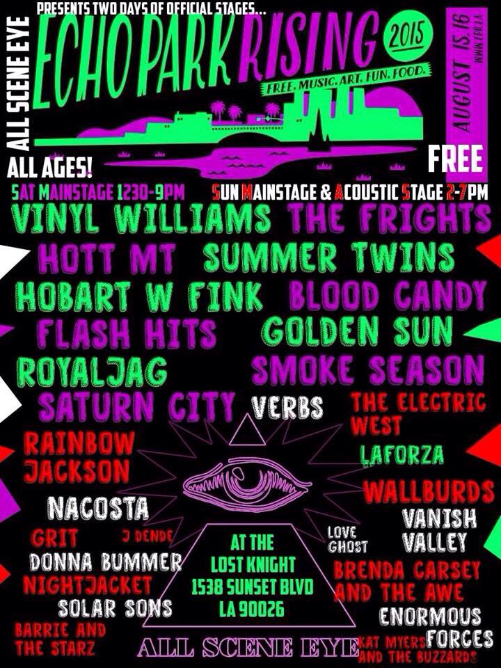 LoveSmokeSeason's tweet image. #LA! @smokeseasonband is on today's #EchoParkRising lineup! See them at @LostKnightPub 1:30PM! on.fb.me/1TpkT5P