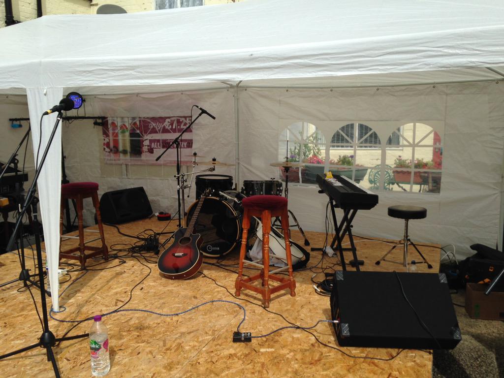 Set up and ready to play🔊🎶🎵