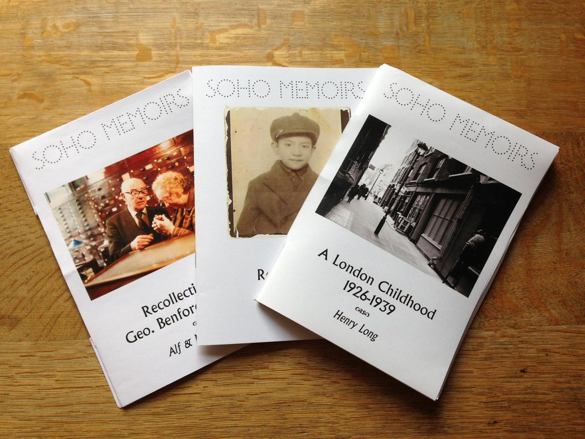 TheMuseumOfSoho's tweet photo. A Special Edition Of Our Three #Soho #Memoirs From @bookleteer For #ThePeriodical #London http://t.co/QNyIvd4mdm http://t.co/NbU5d0GHkc