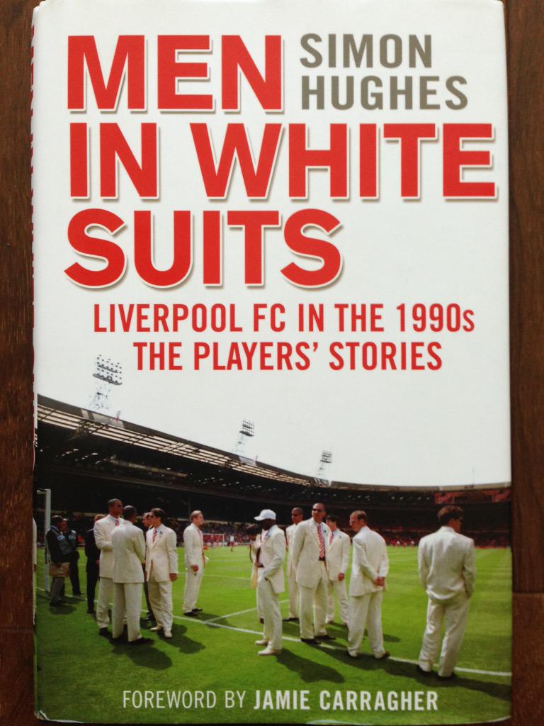leesiemaszko's tweet photo. Just finished this book, another great read for reds fans #MenInWhiteSuits #LFC http://t.co/fsfG2IGfLb