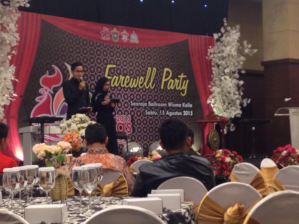 Pembukaan Farewell Party #Temilnas2015 oleh MC