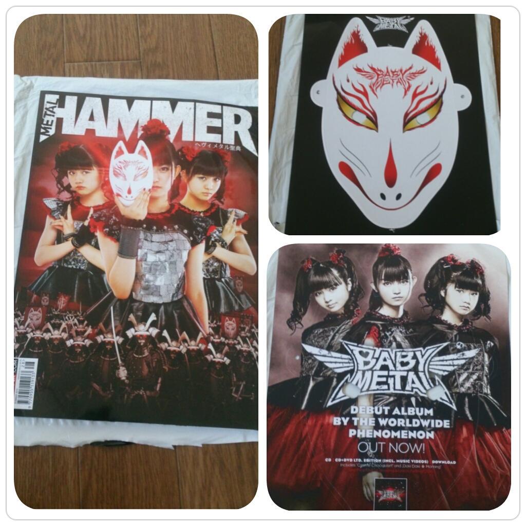 @MetalHammer I received a #METALHAMMERMAGAZINE from u today. ;D #BABYMETAL