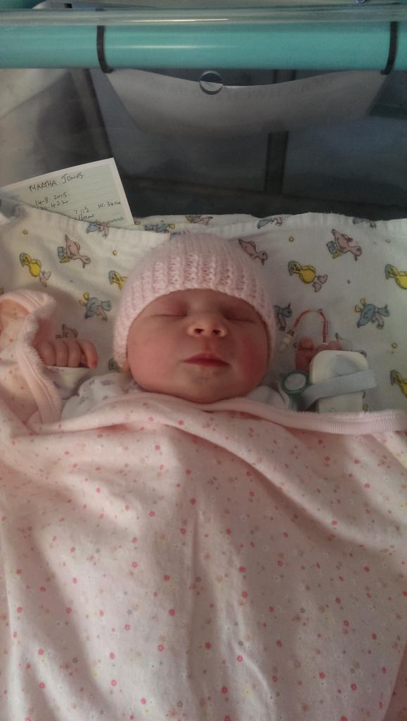 JudeThomas615's tweet image. Look at my beautiful grandaughter!! She is perfect just like her mum! So proud! X