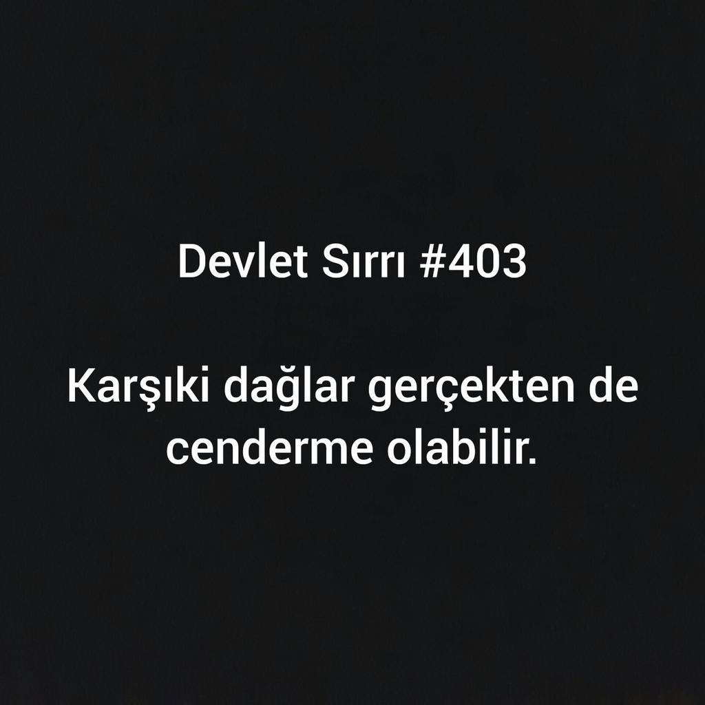 #403 #devletsirlari