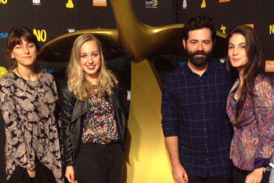 VegaDurban's tweet photo. @VegaDurban students Tahlia Bester, Jenelle Hendey, Kyle van Zyl and Nella Addy make waves at the #Loeries2015 http://t.co/V39vHJzj9r