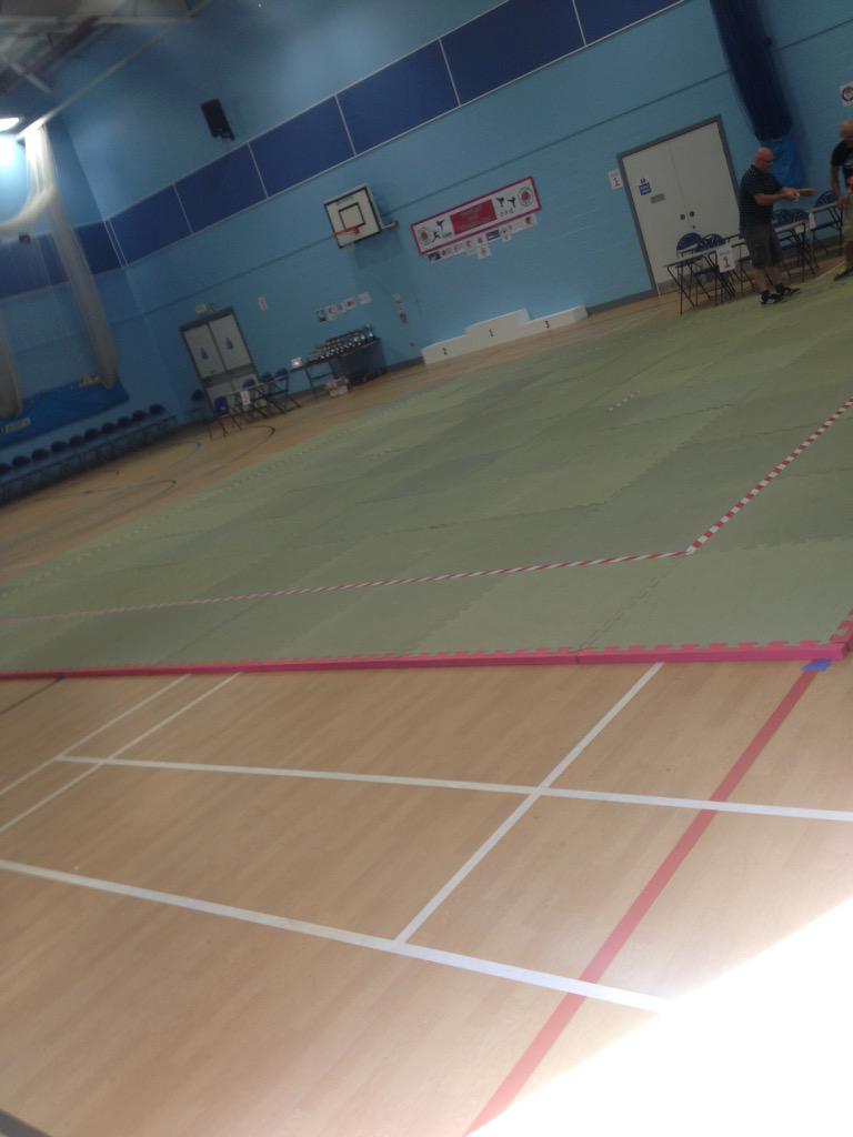 Final preparations taking place for the championships tomorrow