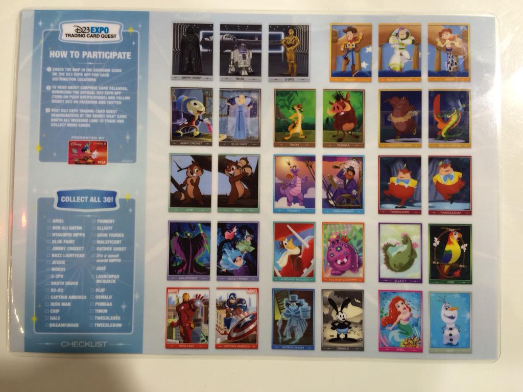 WDWMagazine's tweet photo. Which #D23Expo Trading Card do YOU want most? Danny, Director of Social Media, is on the lookout for #TheHatboxGhost! http://t.co/DaHqRs2kj0