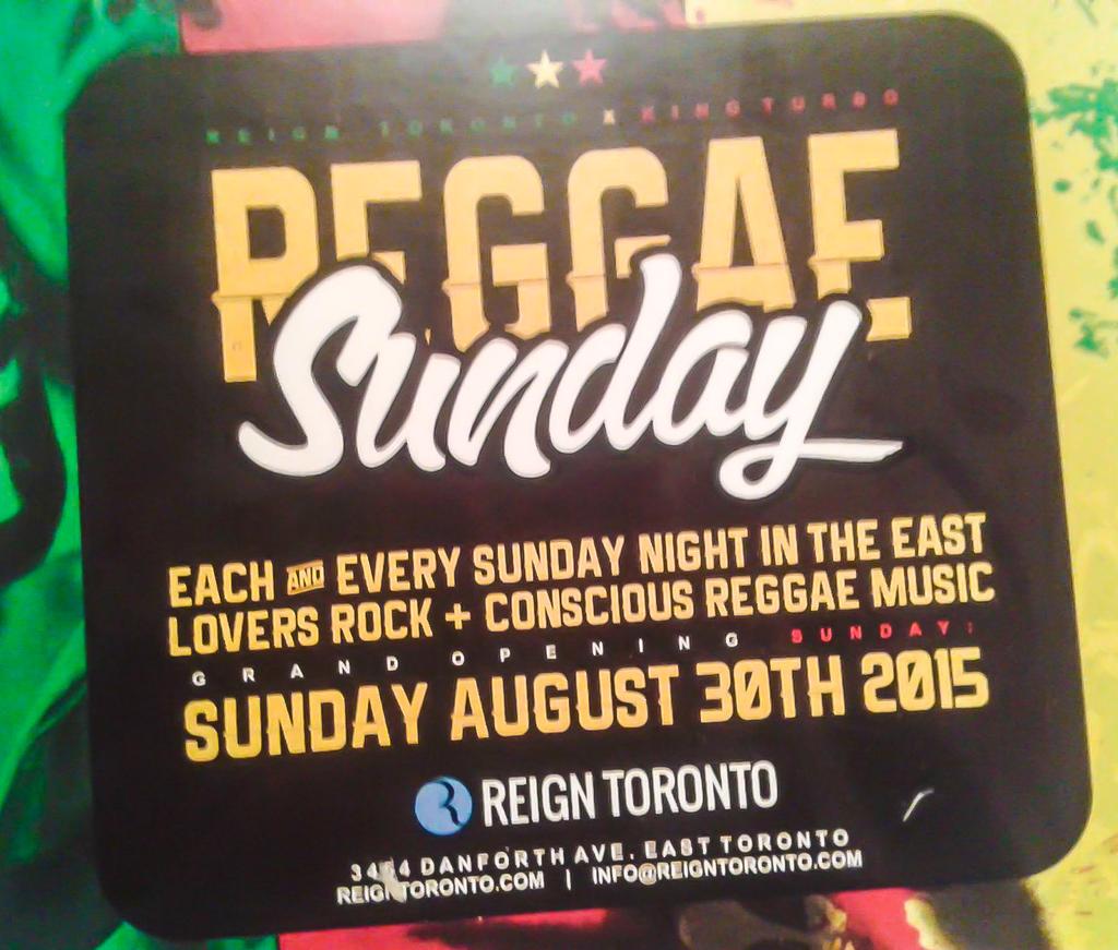 Reggae Sundays #BIGPEOPLETING