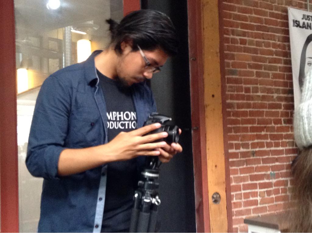 UPbeatOKG's tweet photo. We see you @Simphonyprod working hard to #BoosUp at #Tech808 Keep it up fellas! http://t.co/hAbf7OvmLL