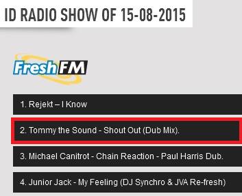 Thx <a href="/djjurgen/">jurgen rijkers</a> for dropping my new track 'Shout Out' on your#IDRADIOSHOW tune in 20.00 - 22.00 <a href="/FreshFMNL/">Fresh FM</a> <a href="/CheckInRec/">Check In Recordings</a>