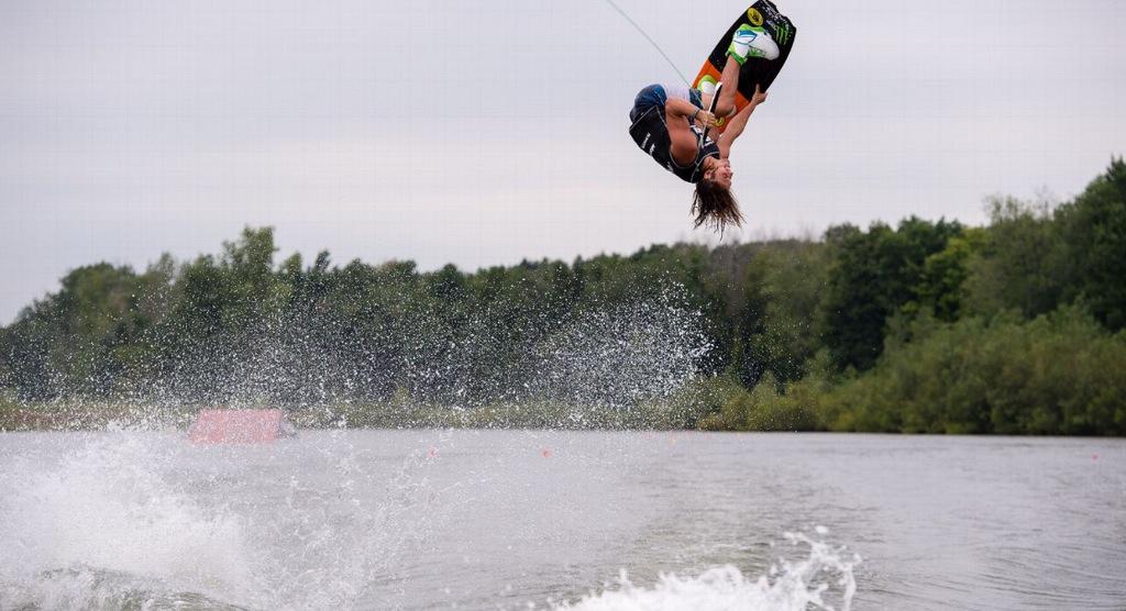 Stoked to ride today for the Nationals! Here’s a shot from my winning run at the <a href="/XGames/">X Games</a> MasterCraft Throwdown