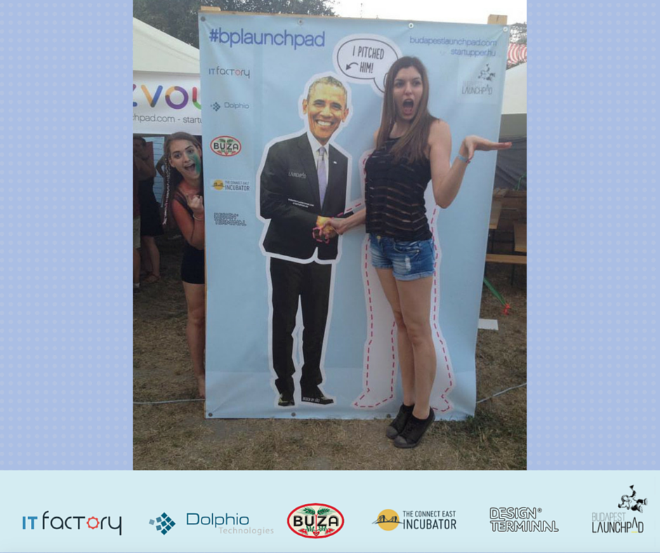 bplaunchpad's tweet photo. Take a selfie with @BarackObama at Sziget fesztival!You can meet with hungarian startups and talk with their founders http://t.co/i8qbOpbSPI