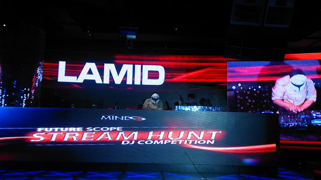 FS_Minds's tweet photo. DJ Lamid on the deck!! @Lamid45G #StreamHunt #FutureScopeOfMinds http://t.co/tlRMRgjgrw