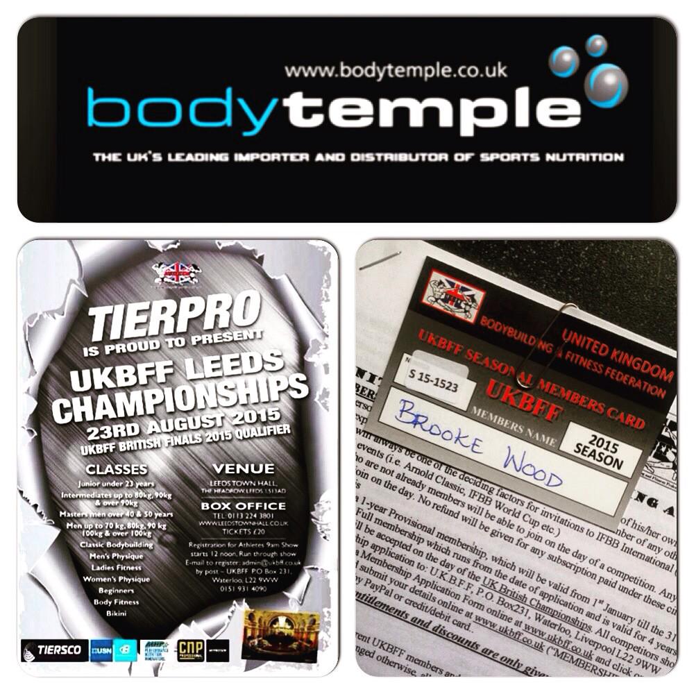 brookewoodx's tweet photo. Can't wait for @UKBFFofficial Leeds representing my team @Body_Temple πͺπ #tierpro #UKBFF #ukbffleeds #BikiniFitness http://t.co/JpR4T5QKUX