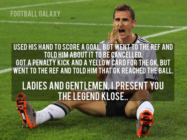 Nowfootball's tweet photo. Klose. http://t.co/ribUStAyPm