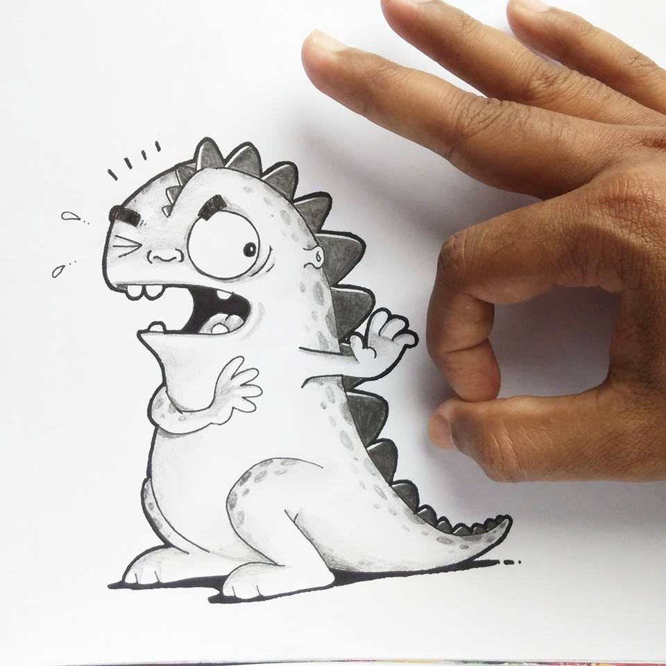 A Pet Dragon Created by Illustrators shar.es/1ti094 via @https://twitter.com/Super_Amazing_P