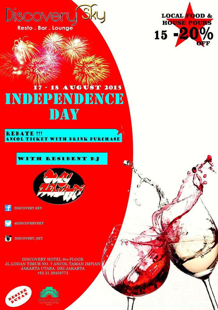 DiscoverySky's tweet photo. Come and celebrate our independence day together... 😊😊😊 http://t.co/fek0lruDRh